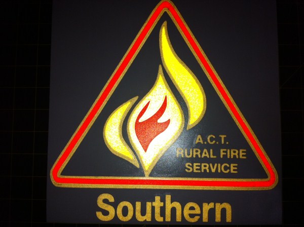ACT Rural Fire Service Decal (REFLECTIVE Triple Layered)